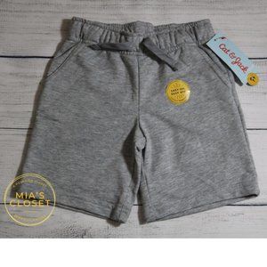 NWT Cat & Jack Heather Gray Drawstring Shorts